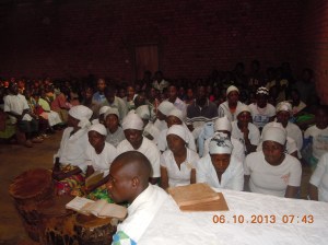 chantres liturgique à Nyabangere