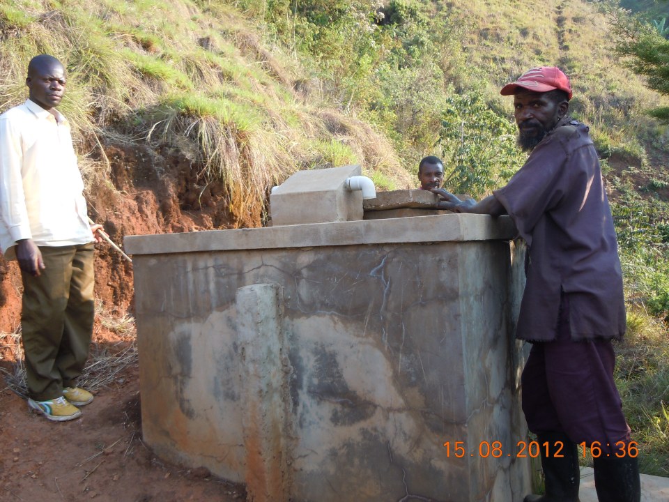 vasca di decantazione a Mirhego 2012