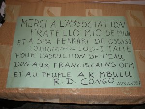 Realizzazione acqua a Kimbulu Butembo 004